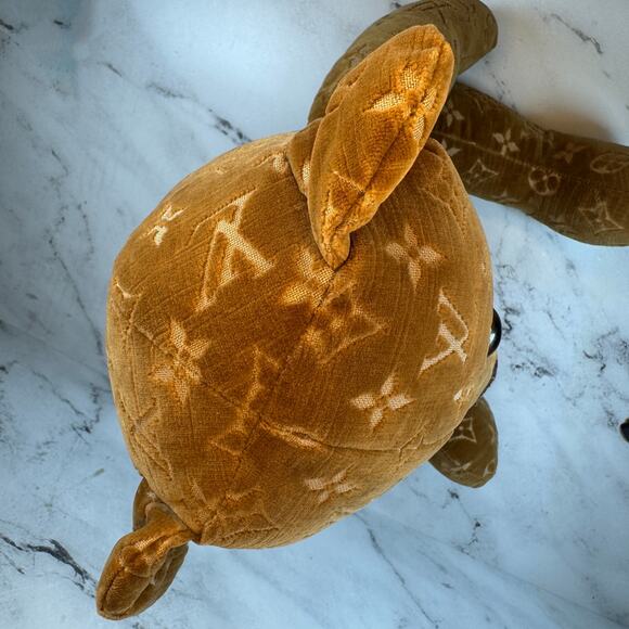 Louis Vuitton Teddy Bear Monogram Doudou Plush Velour 2005 RARE Numbered 012/500 - Picture 9 of 10